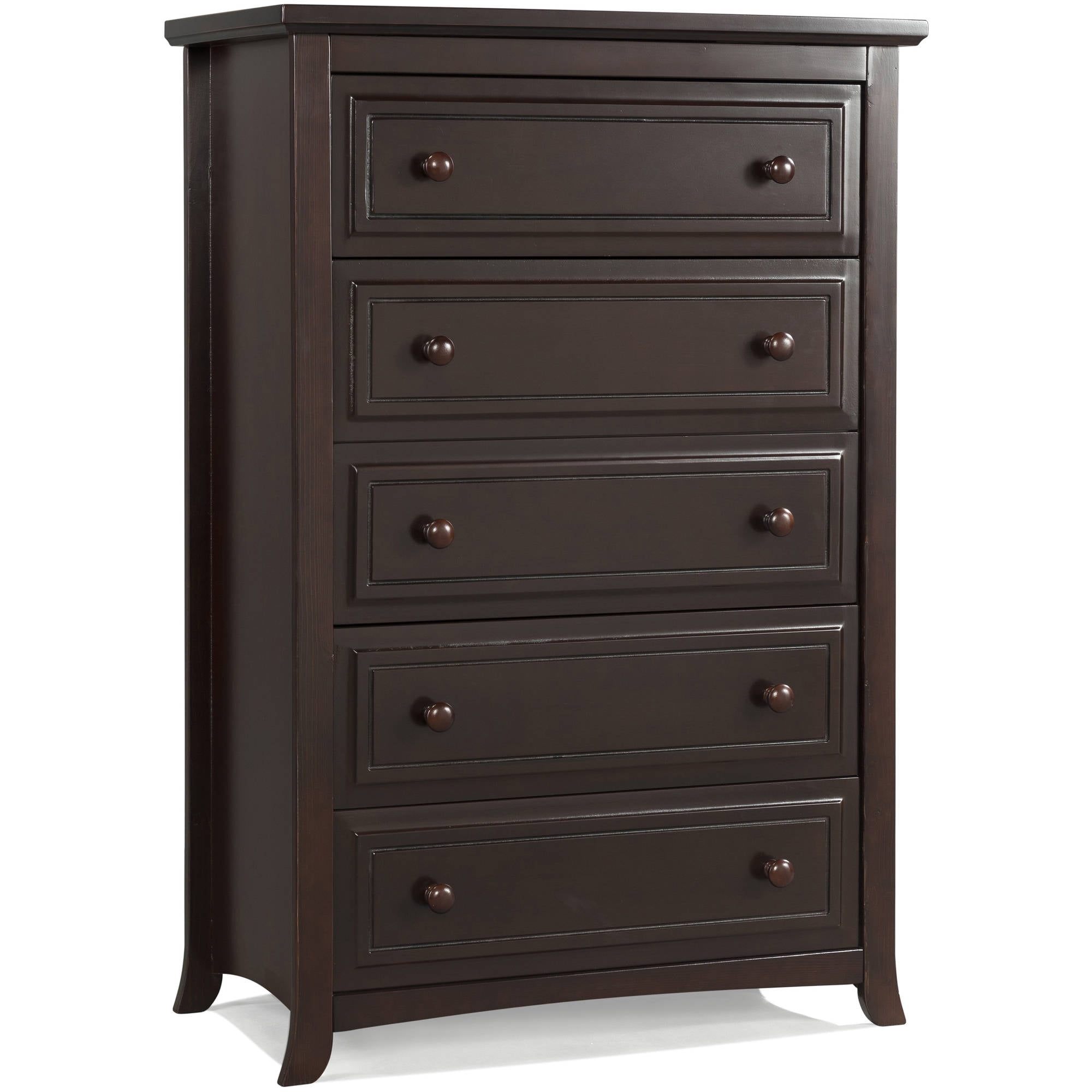 Graco Auburn 5 Drawer Dresser Espresso Walmart
