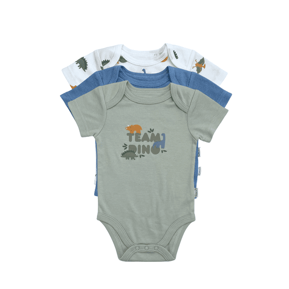 Graco Baby Boy 3-pack Short Sleeve Onesie Bodysuit