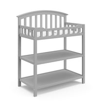 Graco Baby Changing Table with Changing Pad, Pebble Gray