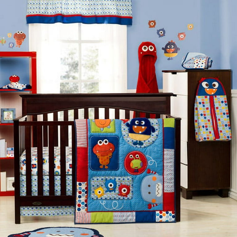 Graco Baby Monsters 3-Piece Crib Bedding Set - Walmart.com