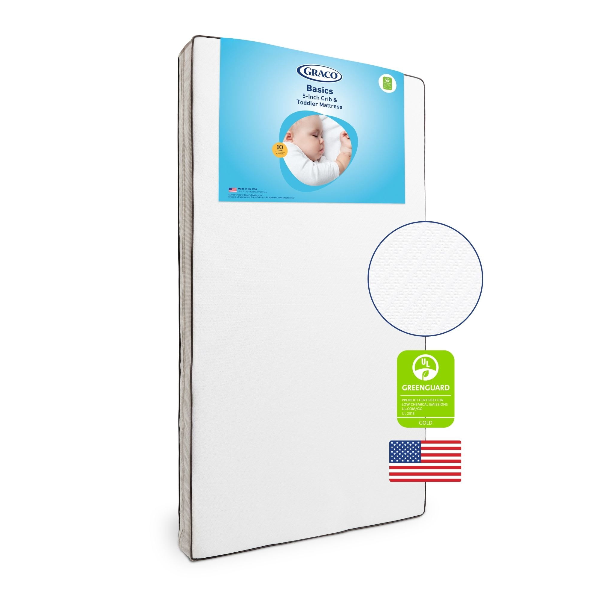 Graco 5-Inch Crib And Toddler Mattress