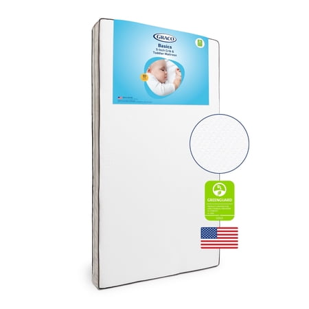 Graco 5-Inch Crib And Toddler Mattress,