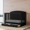 thumbnail image 1 of Graco Bellwood 5-in-1 Convertible Baby Crib with Drawer, Black, 1 of 16
