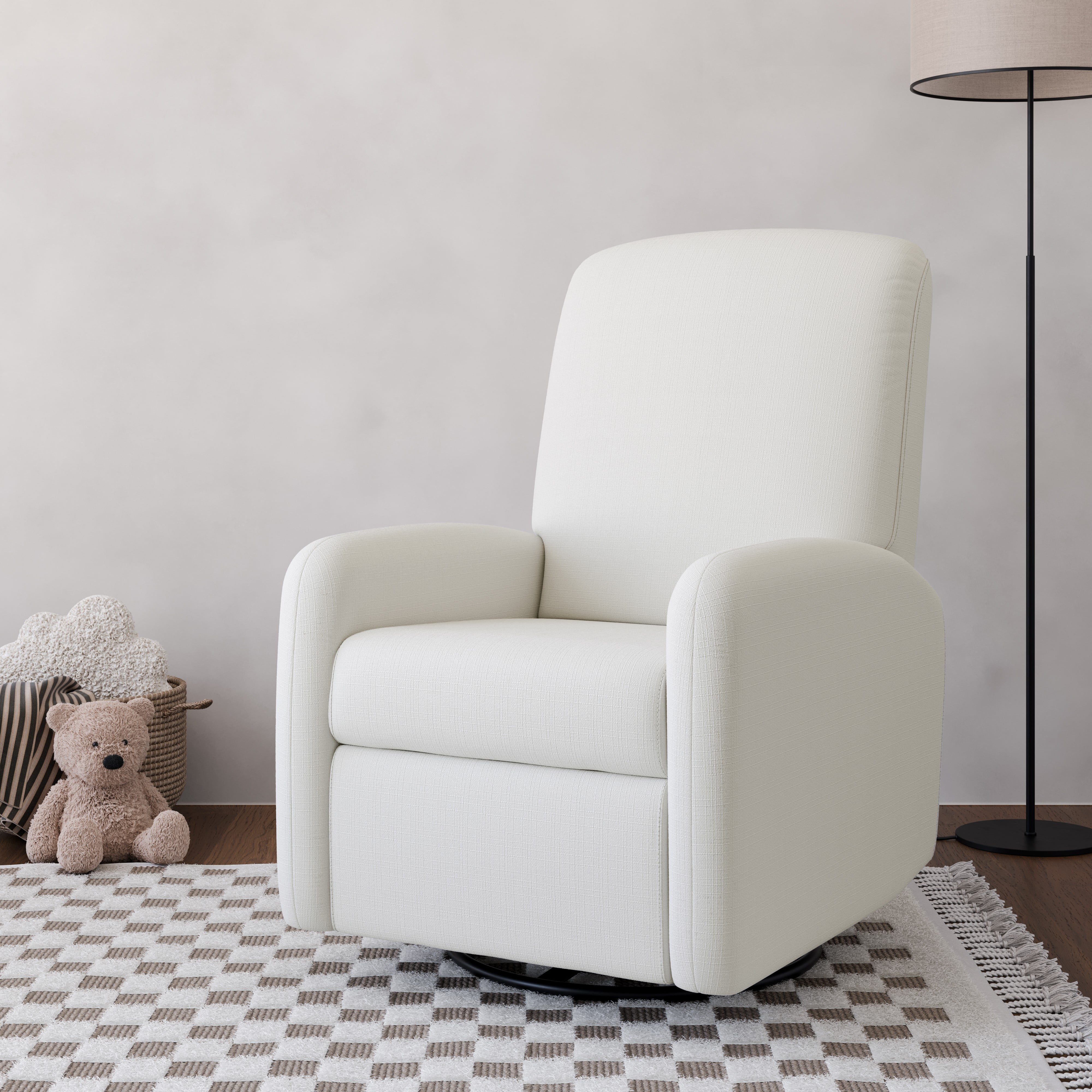 Graco Bellwood Power Recliner Swivel Glider, Ivory Basketweave