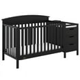 thumbnail image 1 of Graco Benton 4-in-1 Convertible Baby Crib and Changer, Black, 1 of 14