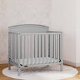 thumbnail image 1 of Graco Benton 4-In-1 Convertible Mini Baby Crib, Pebble Gray, 1 of 8