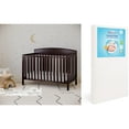 thumbnail image 1 of Graco Benton 5-in-1 Convertible Crib and Premium Crib & Toddler Mattress Bundle, Espresso, 1 of 4