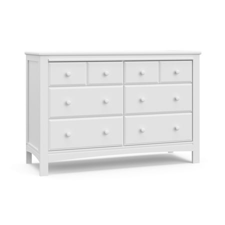 Graco Benton 6-Drawer Double Dresser, White