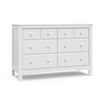 thumbnail image 1 of Graco Benton 6 Drawer Nursery Double Dresser, White, 1 of 8