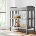 thumbnail interactive-video image 1 of Graco Benton Infant Changing Table with Changing Pad, Pebble Gray, 1 of 9