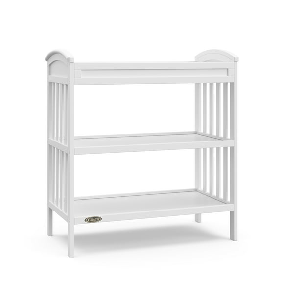 Graco Benton Infant Changing Table with Changing Pad, White