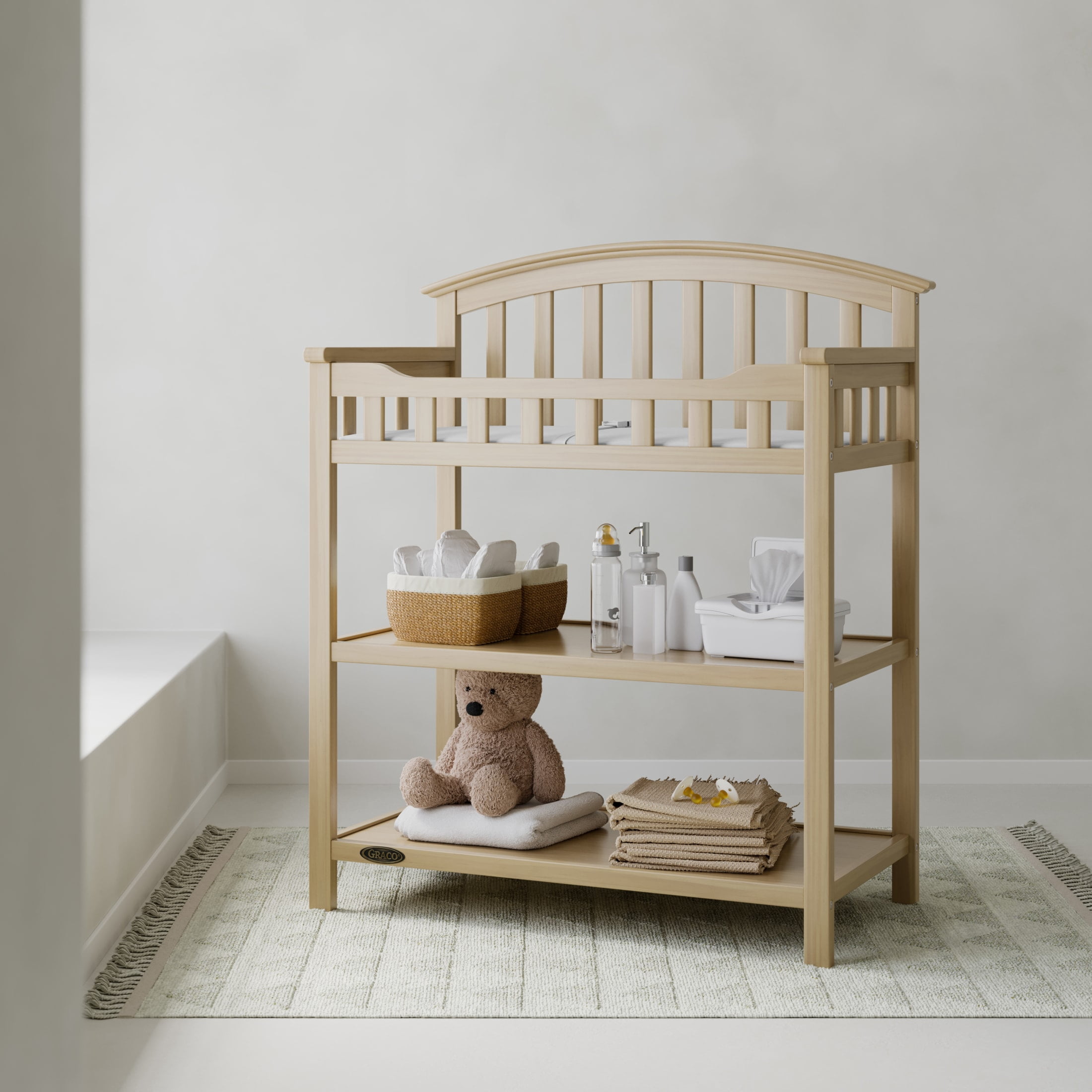 Graco Infant Changing Table, Driftwood