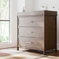 thumbnail image 1 of Graco Classic 3 Drawer Dresser with Infant Changing Table Topper, Hazelnut, 1 of 15