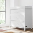thumbnail interactive-video image 1 of Graco Classic 3 Drawer Dresser with Infant Changing Table Topper, White, 1 of 9