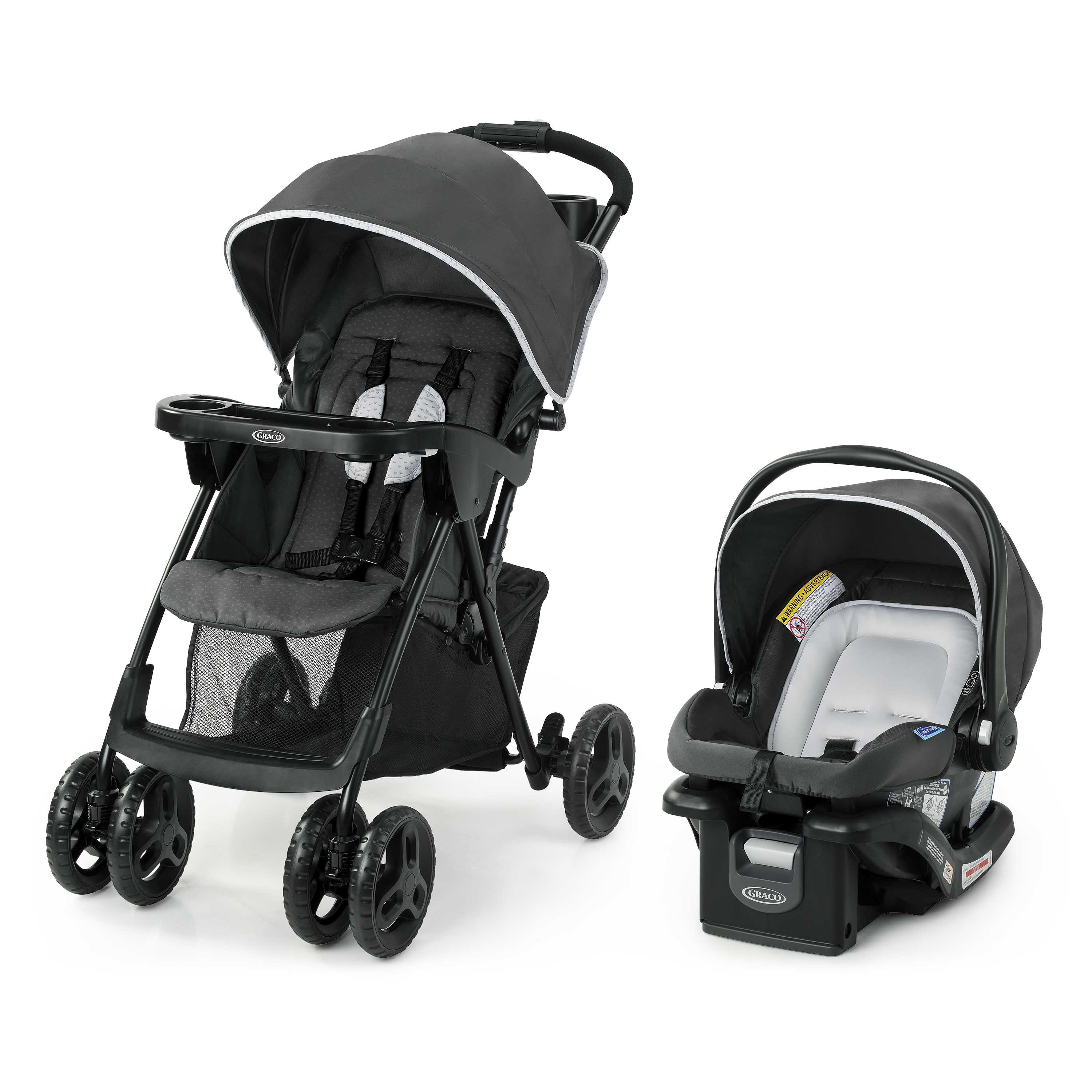 Graco Comfy Cruiser 2.0 Travel System with Infant Car Seat, Canton - image 1 of 7