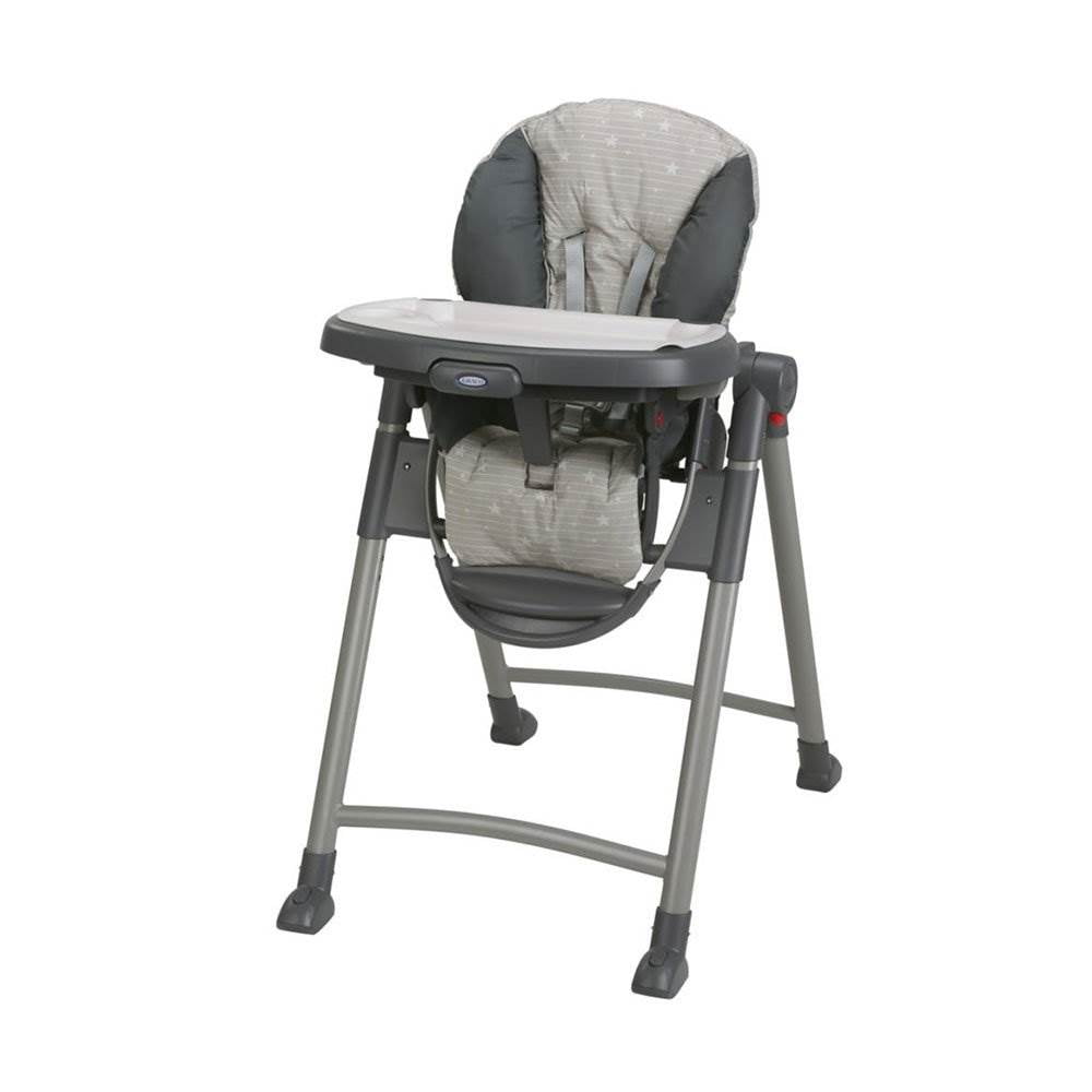 Graco Contempo Folding Adjustable Reclining Baby and Toddler Highchair Stars