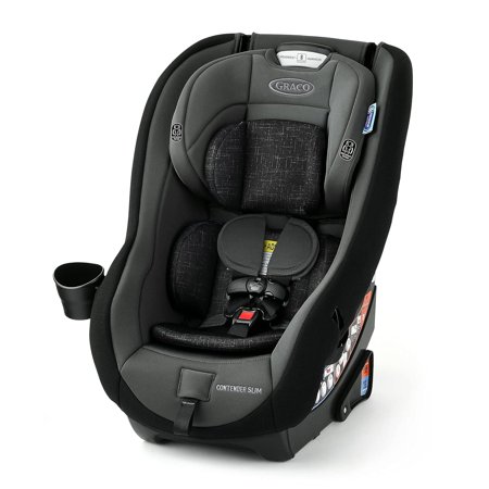 Graco Contender Slim Convertible Car Seat, West Point, Grey
