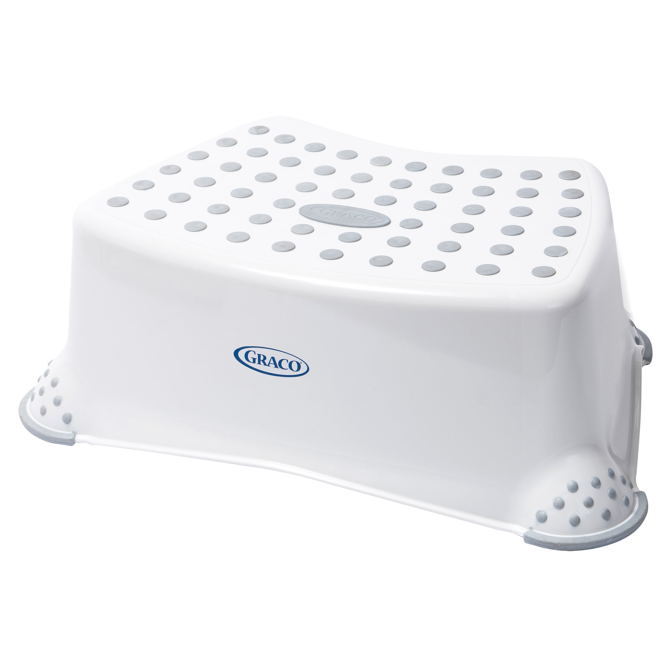 Graco Deluxe Step Stool, White & Gray