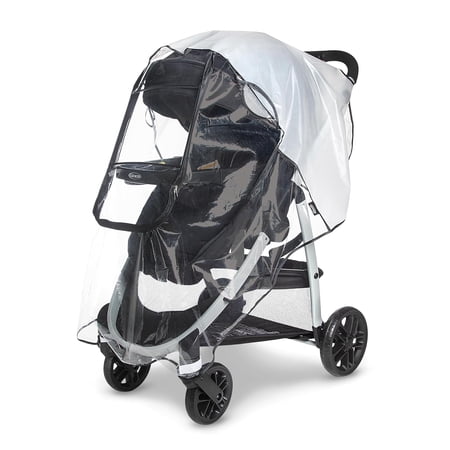 Graco Deluxe Baby Stroller Cover for Rain, Weather Shield Infant Stroller Cover
