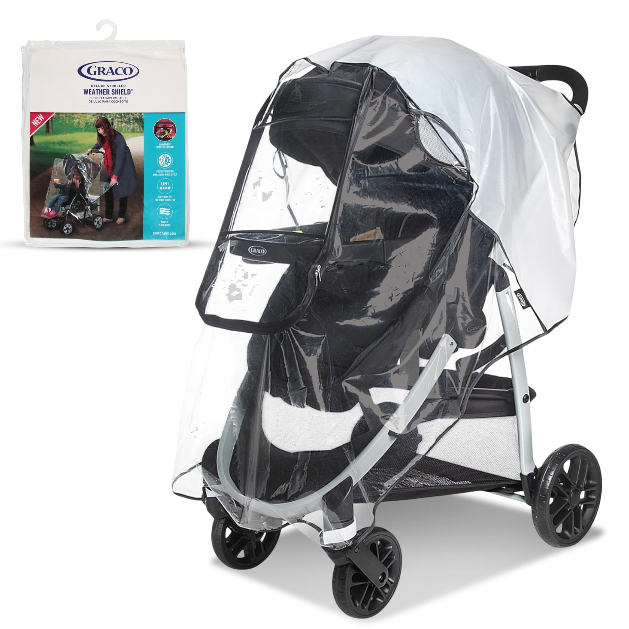 Graco Universal Raincover Travel System Zipped Raincover For Graco UK