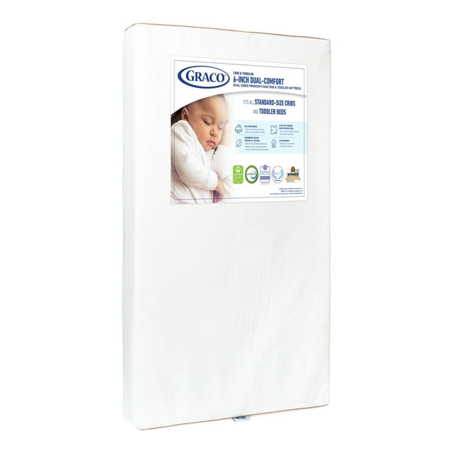 Graco 6inch Foam Crib and Toddler Bed Mattress