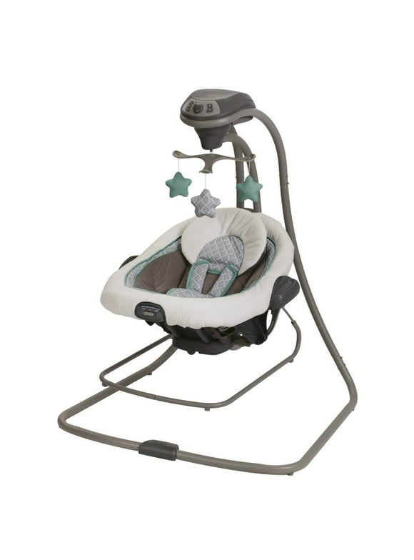 Graco DuetConnect LX Infant Baby Swing and Bouncer, Manor
