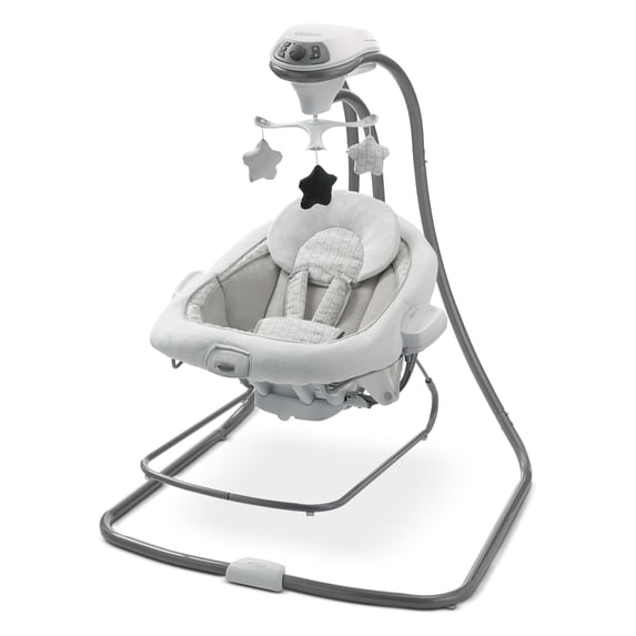 Graco DuetConnect LX Infant Baby Swing and Bouncer, Perfect for Newborns to Toddlers, Redmond