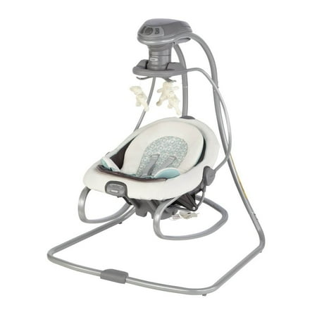 Graco DuetSoothe LX Infant Baby Swing and Rocker – Winslet