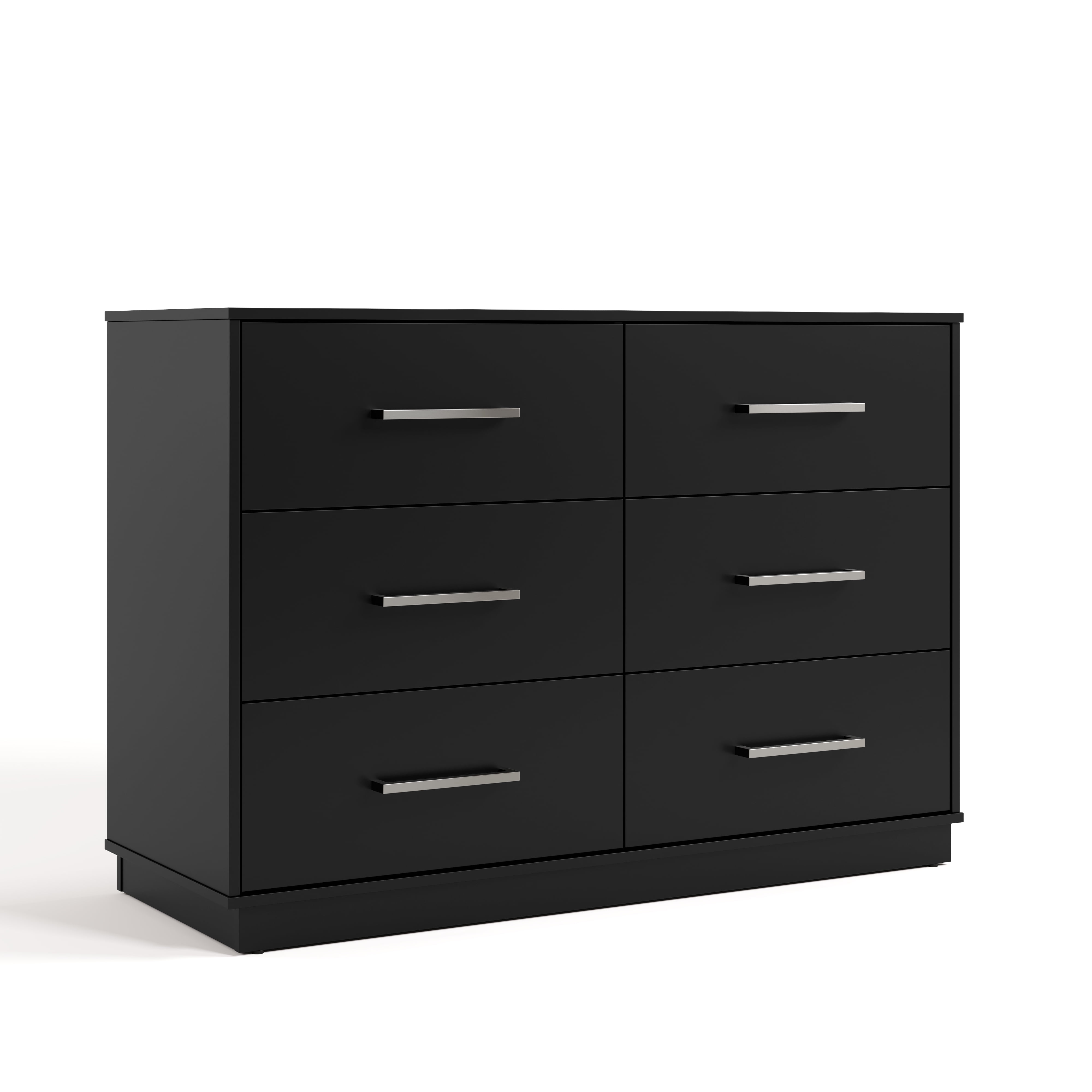Graco Essentials 6 Drawer Nursery Double Dresser, Black