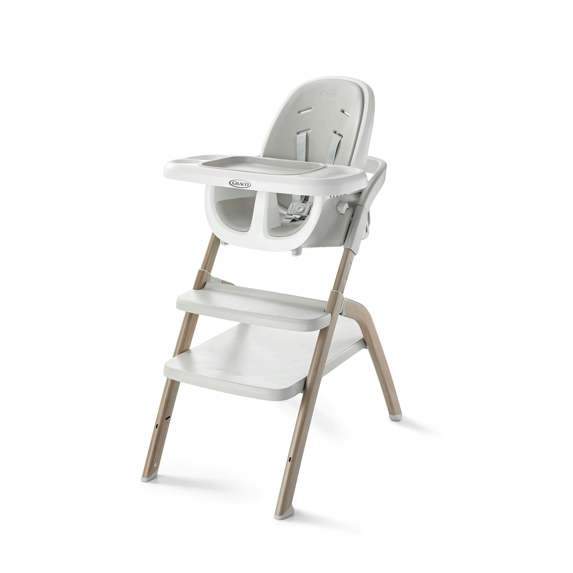 Graco, Convertible Highchair and Step Stool, Slim 6-in-1 Misty, 6