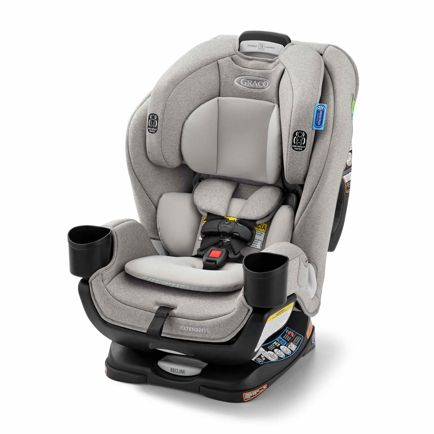 GRACO(グレコ) Extend2Fit ConvertibleCarSeat Graco Extend2Fit 3-in-1 Car Seat, Ashten, Grey - Walmart.com