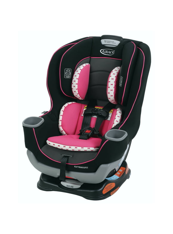 Graco Extend2Fit Convertible Car Seat, Kenzie Pink
