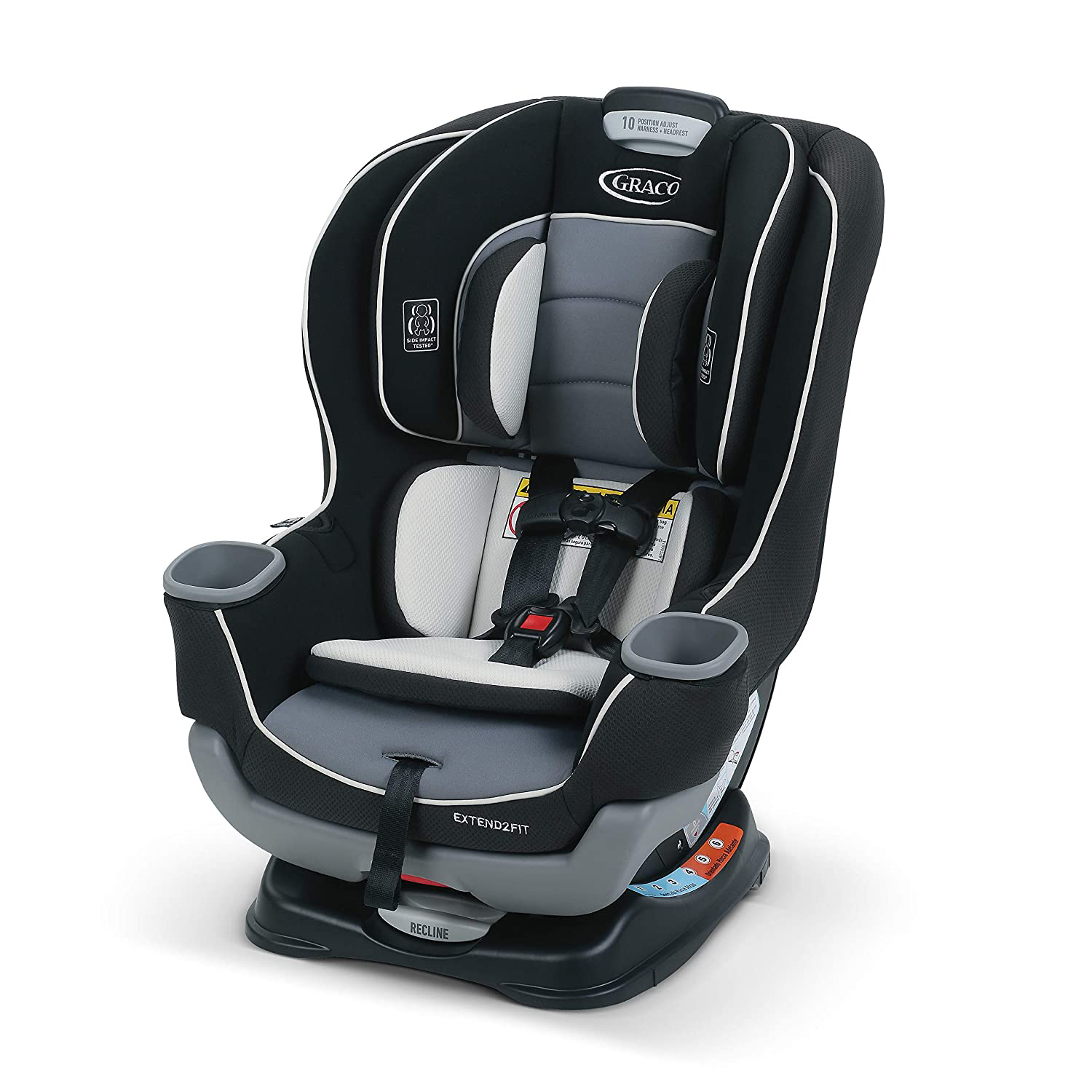 Graco Extend2Fit Convertible Car Seat, Ride Rear-Facing Longer, Gotham - image 1 of 8