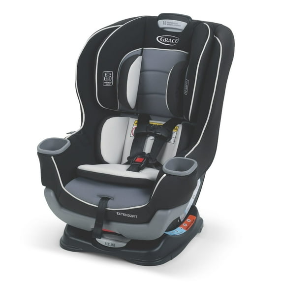 Graco Extend2Fit Convertible Car Seat, Gotham, Black