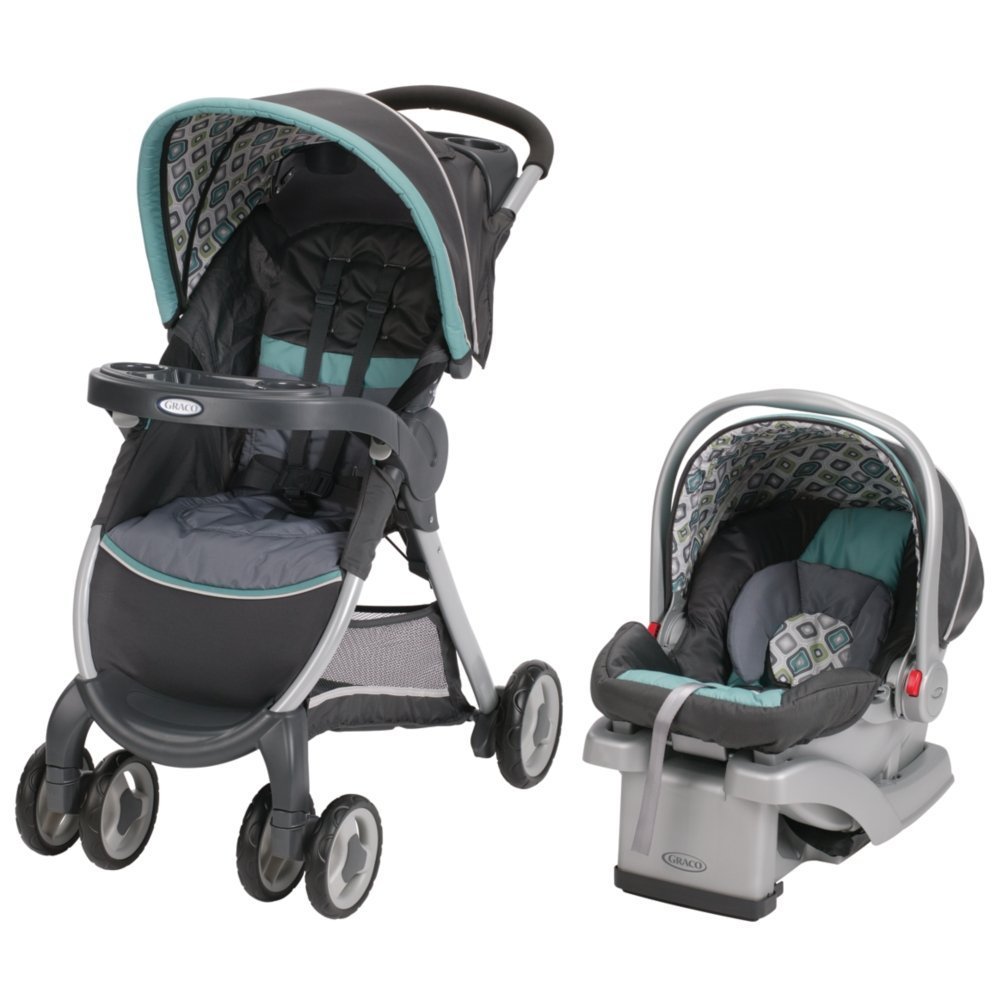Graco FastAction Fold Click Connect Travel System, Affinia - image 1 of 5