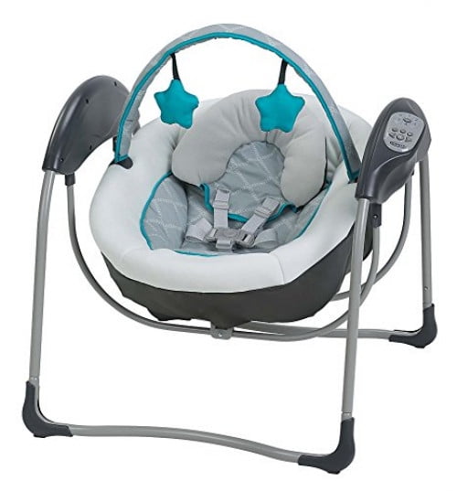 Glider Lite Graco Rocker Swing Graco Glider Lite Baby Swing, Finch