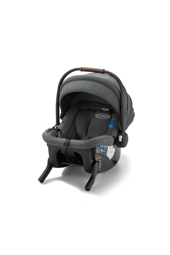 GoMax Baseless Infant Car Seat ft. Insta-Install Rigid LATCH, Ace 2024, Black
