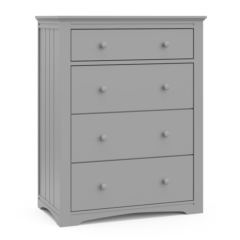 pebble grey dresser Storkcraft Crescent 6-Drawer (Pebble Gray)  GREENGUARD Gold Certified, Gray Dresser for Bedroom, Kids & Nursery Storage Chest, Safety Interlocking Drawers, Pre-Installed Tracks, Kids Chest : Baby metal handles and modern bracket feet for sophisticated style Graco Hadley 4-Drawer Classic Vertical