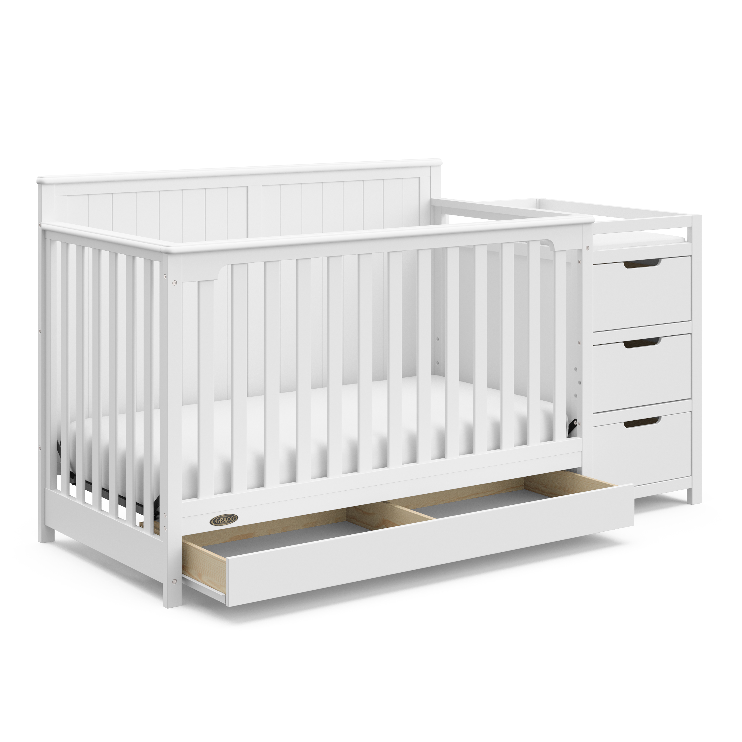 Graco Lauren 4in1 Convertible Classic Crib, Natural