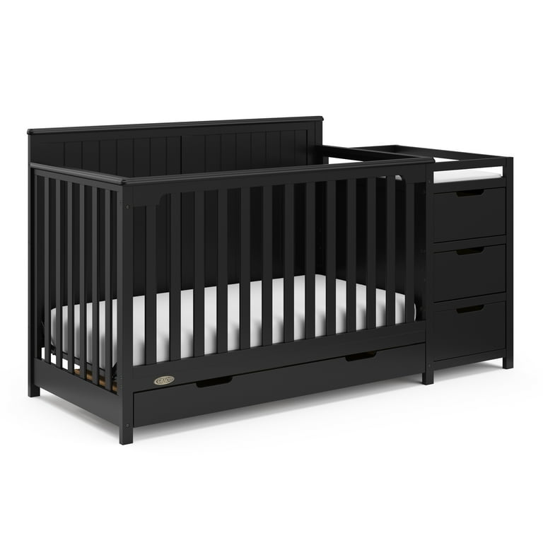 Graco Hadley 5-in-1 Convertible Baby Crib and Changer with Drawer