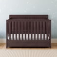 thumbnail image 1 of Graco Hadley 5-in-1 Convertible Baby Crib with Drawer, Espresso, 1 of 16