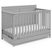 Graco Hadley 5-in-1 Convertible Baby Crib with Drawer, White