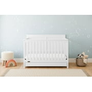 Graco Hadley 5-in-1 Convertible Baby Crib with Drawer, White