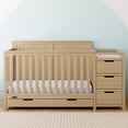 thumbnail image 1 of Graco Hadley 5-in-1 Convertible Baby Crib and Changer with Drawer, Driftwood, 1 of 16