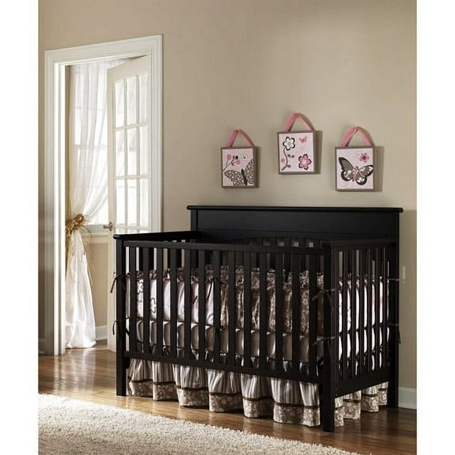 Graco Lauren 4in1 Convertible Classic Fixed Side Crib, Espresso