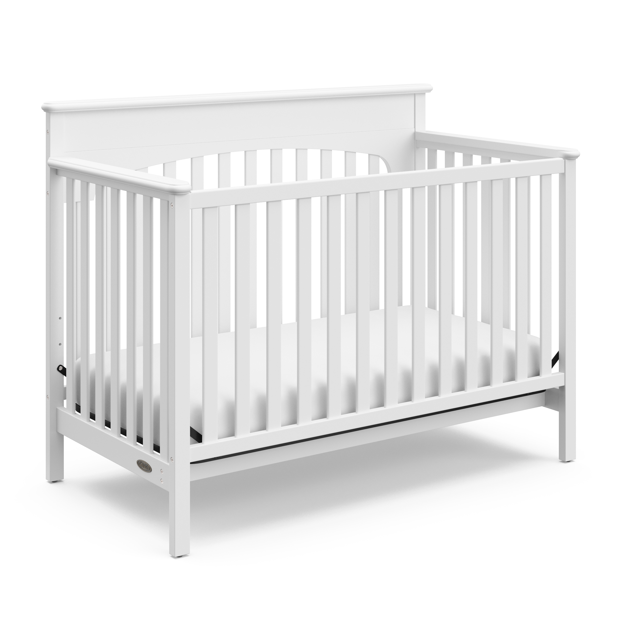 Graco Lauren 5-in-1 Convertible Baby Crib, White - image 1 of 10