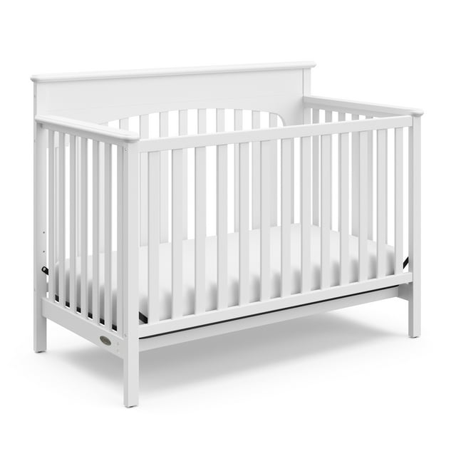 Graco Lauren 5-in-1 Convertible Baby Crib, White