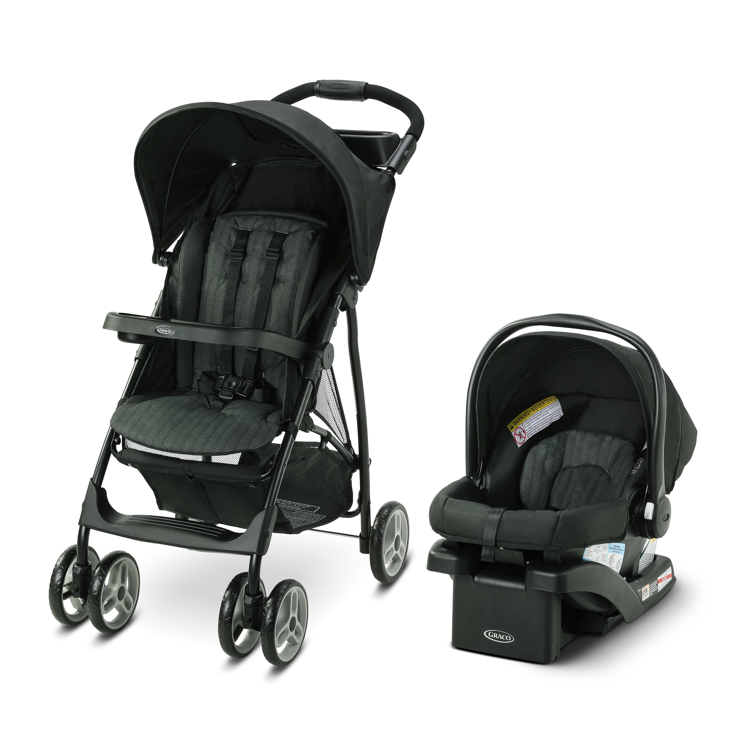Graco LiteRider LX Travel System, with SnugRide 30 Infant Car Seat, Jaxon - image 1 of 7