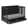 thumbnail image 1 of Graco Melrose 5-in-1 Convertible Baby Crib with Drawer, Black, 1 of 14