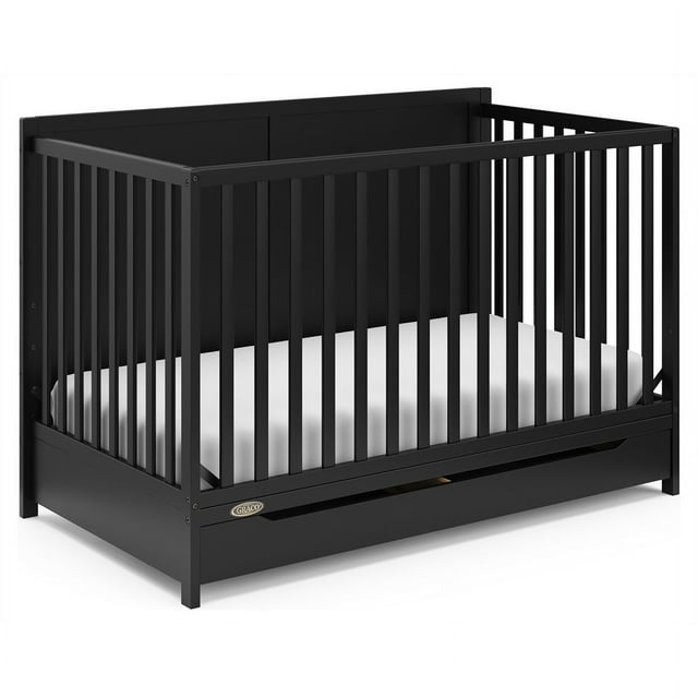 Graco® Melrose 5in1 Convertible Baby Crib with Drawer, Black